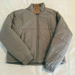 Women's Gray Puffer Jacket